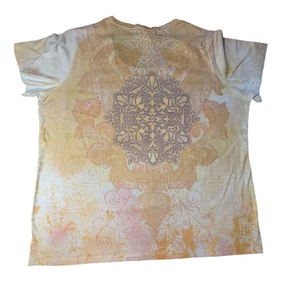 Appropriate Behavior-Women's Top Size 2XL Yellow/Orange Pre Owned Well Cared For - Picture 5 of 6